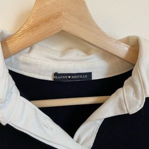 Brandy Melville Cropped Rugby Shirt